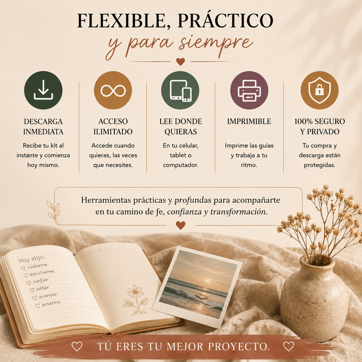 Kit de Amor Propio: 4 Guías + Reto de 21 Días