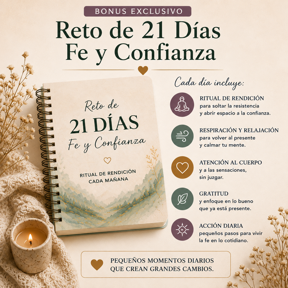 Kit de Fe y Confianza: 5 Guías + Reto de 21 Días