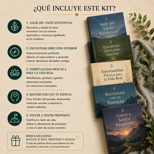 Kit Propósito y Esencia: 5 Guías + Reto de 21 Días