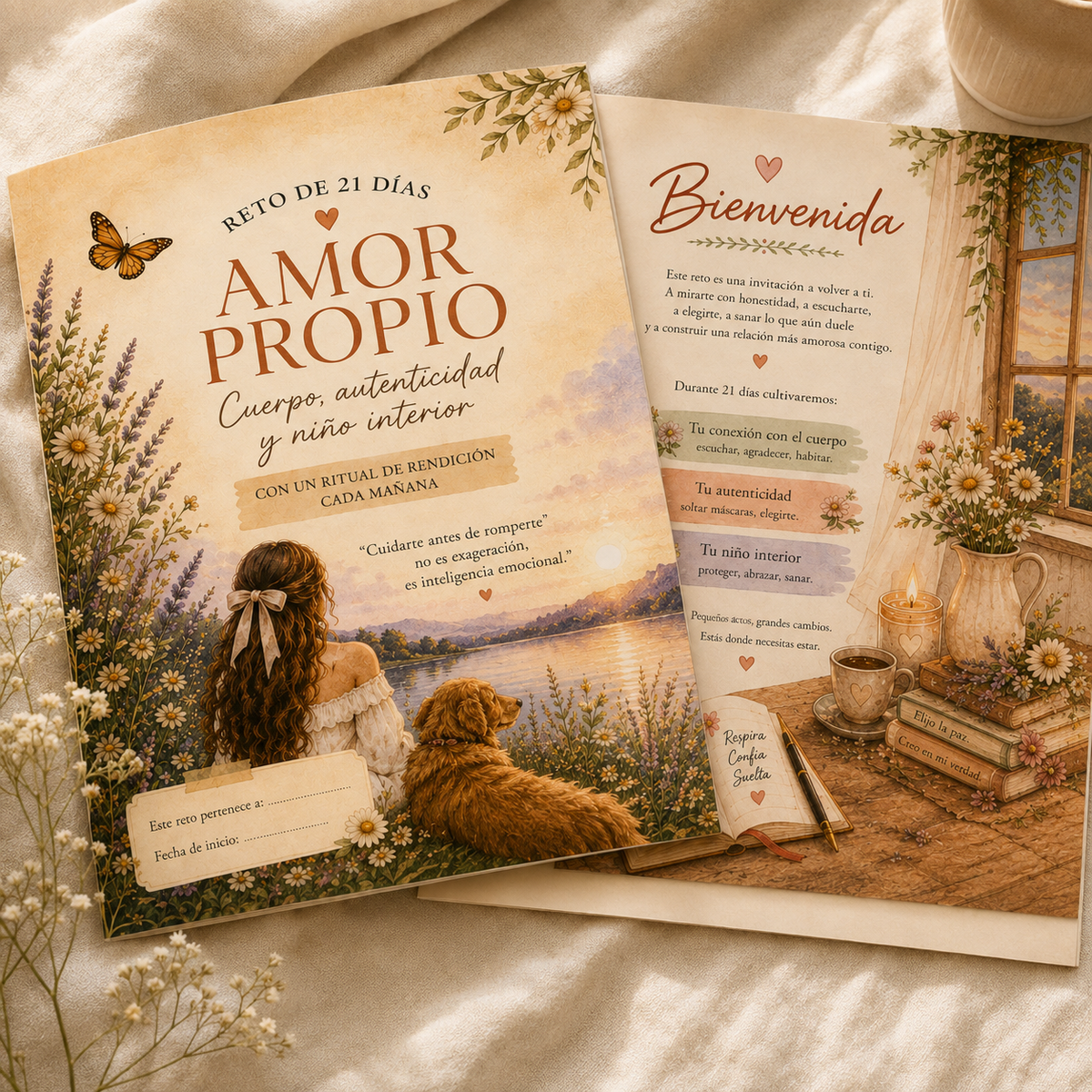 Kit de Amor Propio: 4 Guías + Reto de 21 Días